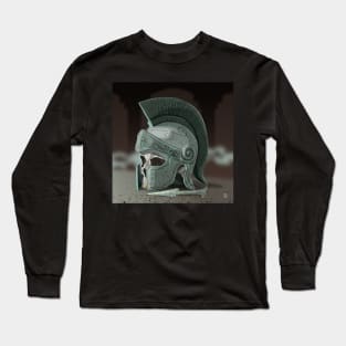 Ancient Greek Helmet Long Sleeve T-Shirt